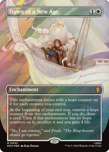 Dawn of a New Age (Borderless Art Surge Foil) | The Hobbit Commander、Magic: The Gathering、kayou
