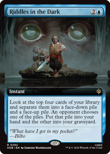Riddles in the Dark (Extended Art Foil) | The Hobbit、Magic: The Gathering、kayou