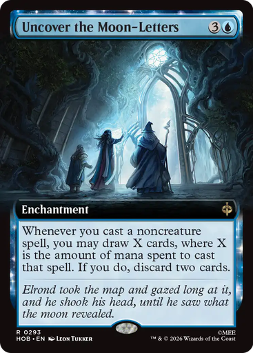 Uncover the Moon-Letters (Extended Art Foil) | The Hobbit、Magic: The Gathering、kayou