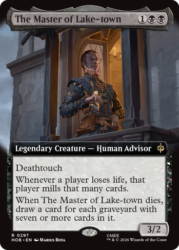 The Master of Lake-town (Extended Art Foil) | The Hobbit、Magic: The Gathering、kayou