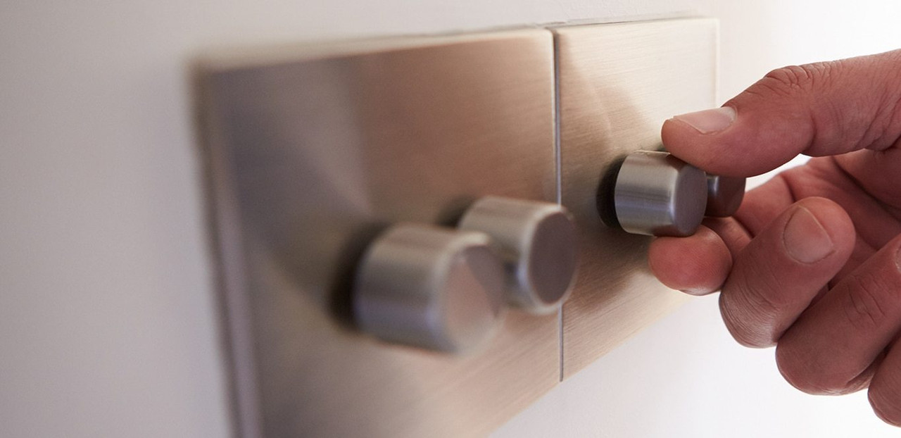 Varilight LED Brushed Chrome Dimmer Switches