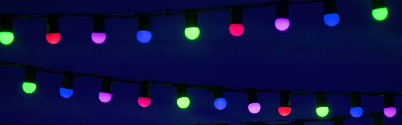 Coloured Light Bulbs