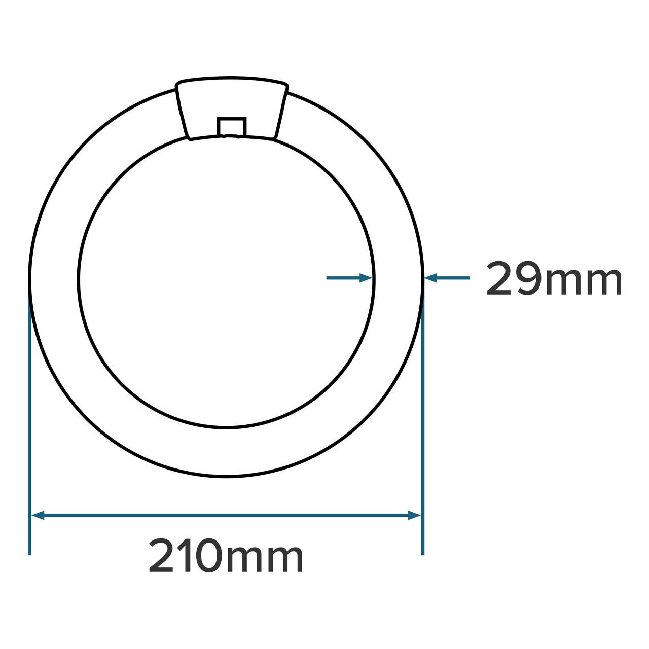 Philips 22w cool white clearance circular fluorescent tube