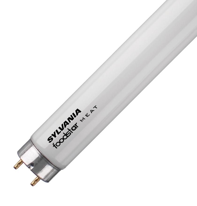 sylvania fluorescent 5ft t8 tube 58w dimmable foodstar meat white fhe58w t8 176