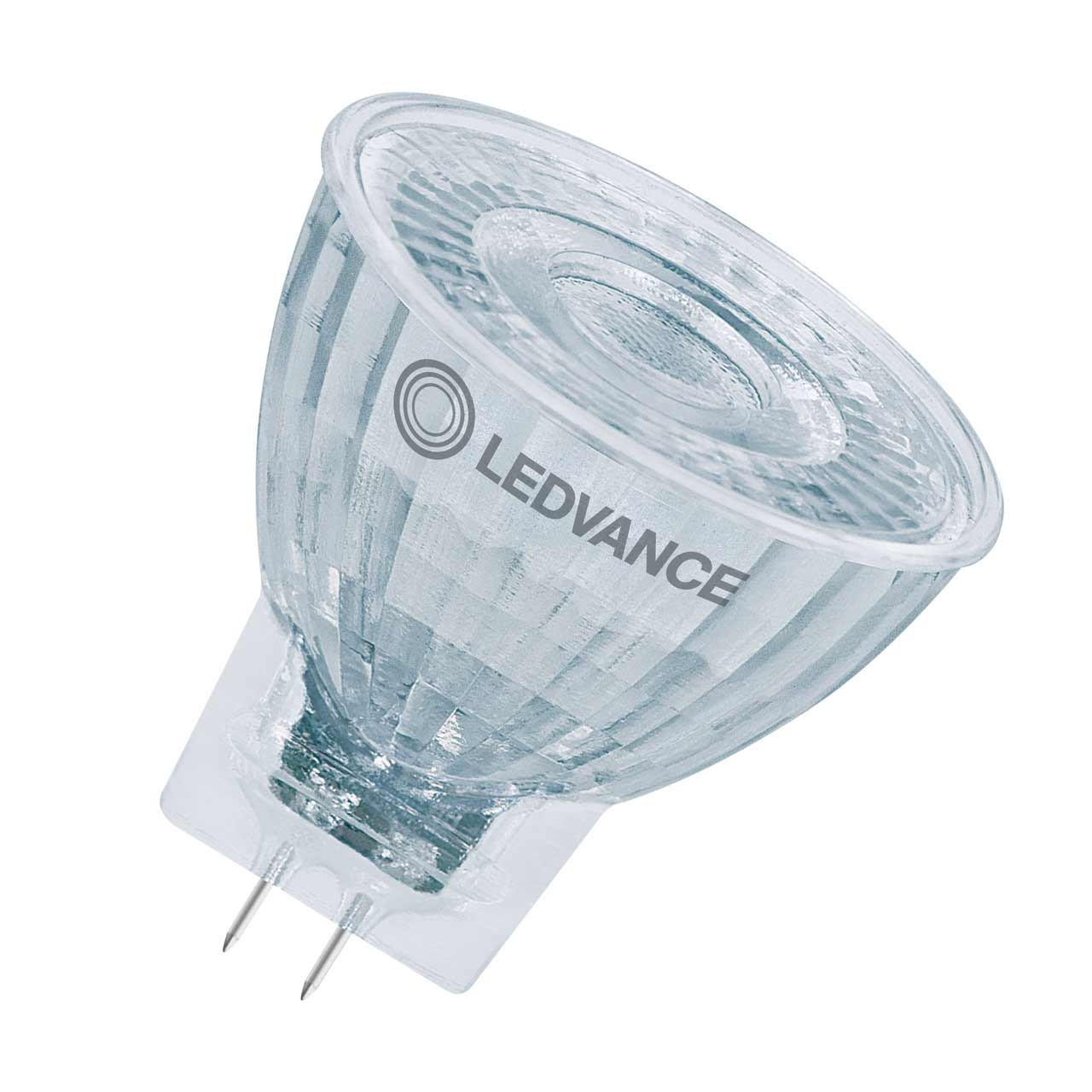 Ledvance LED MR11 Bulb 2.8W GU4 12V Dimmable Performace Class AC/DC Warm  White 36°