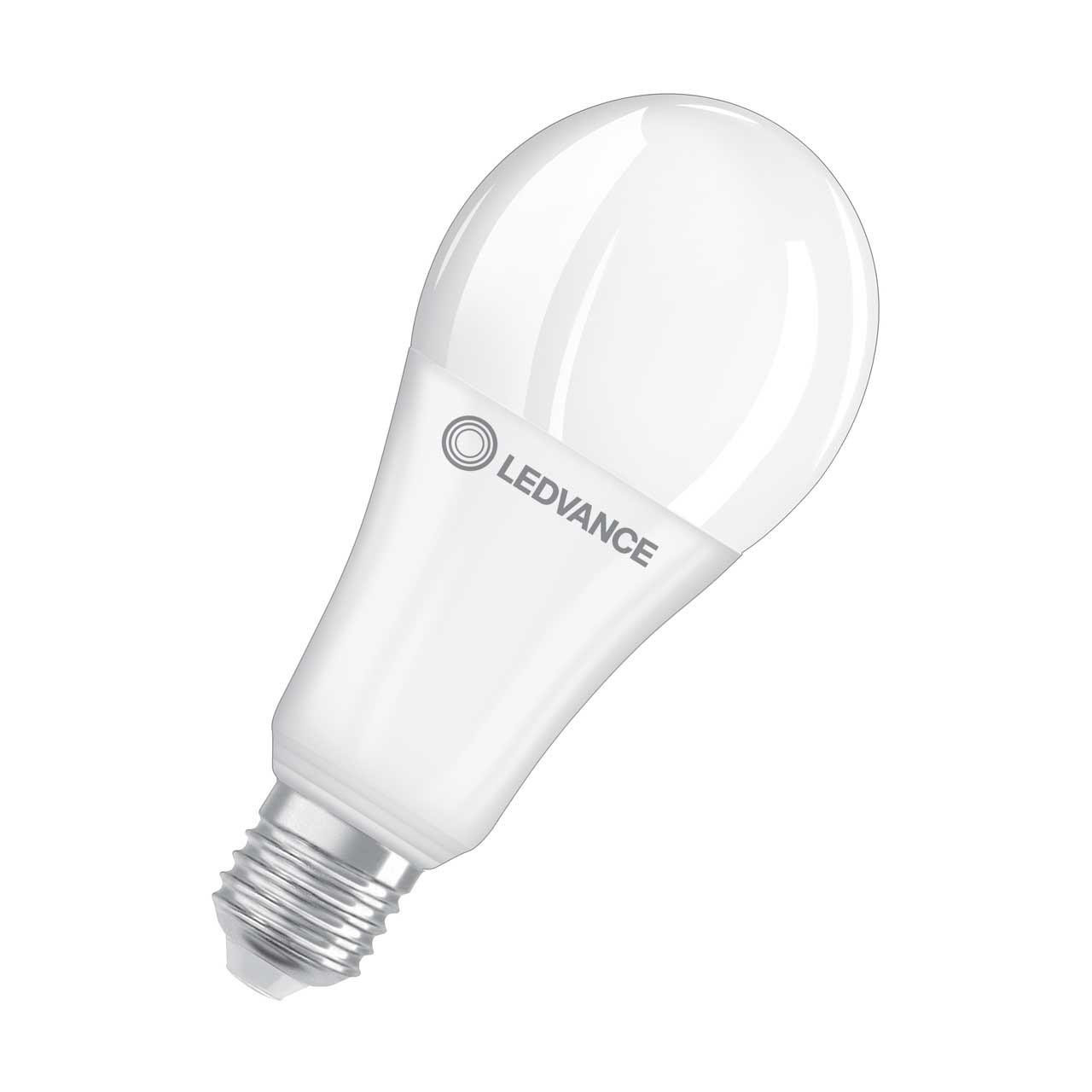 Osram LED Classic A GLS Light Bulb E27 20W (150W Eqv) Dim Superstar Warm White 2700K Frosted Bright Opal
