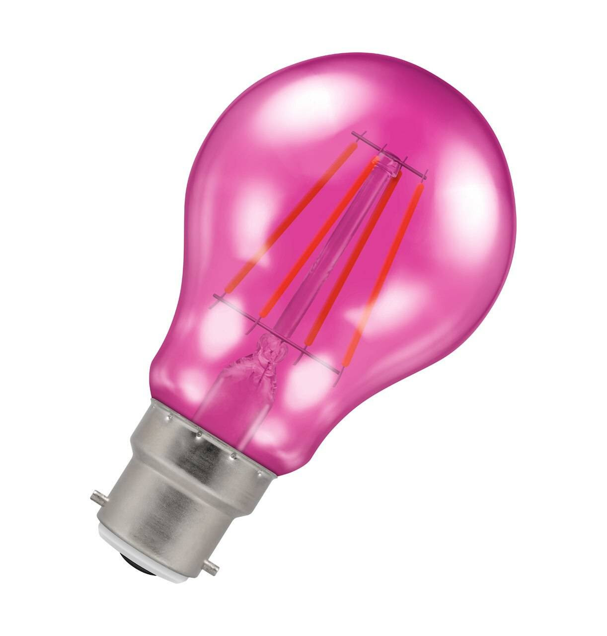 Pink shop filament bulb