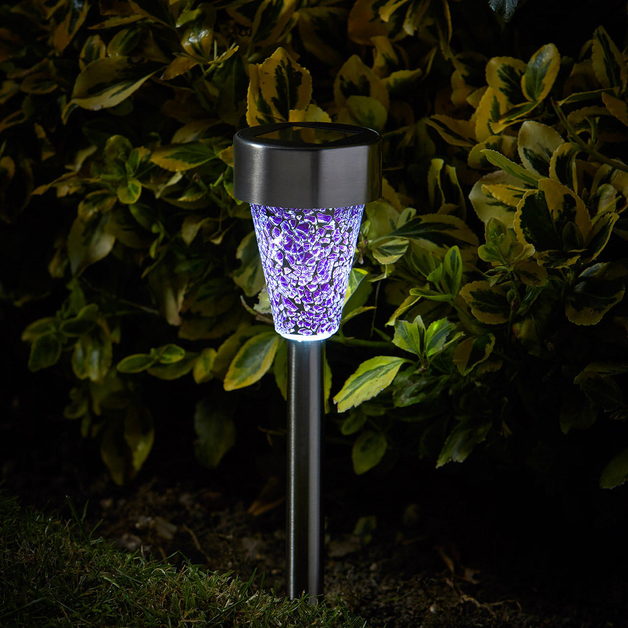 Smart Solar Mosaic Garden Stake Lights Lightbulbs Direct