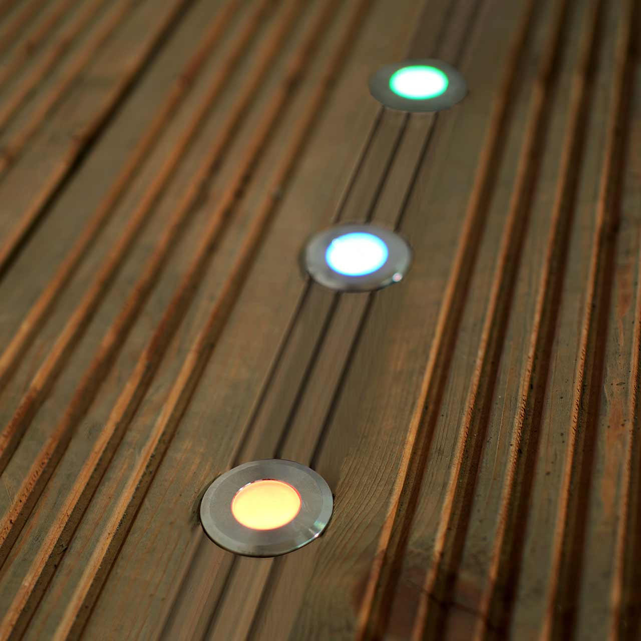 Zink AYLE 4 Light LED Solar Deck Light Kit Black | Lightbulbs Direct