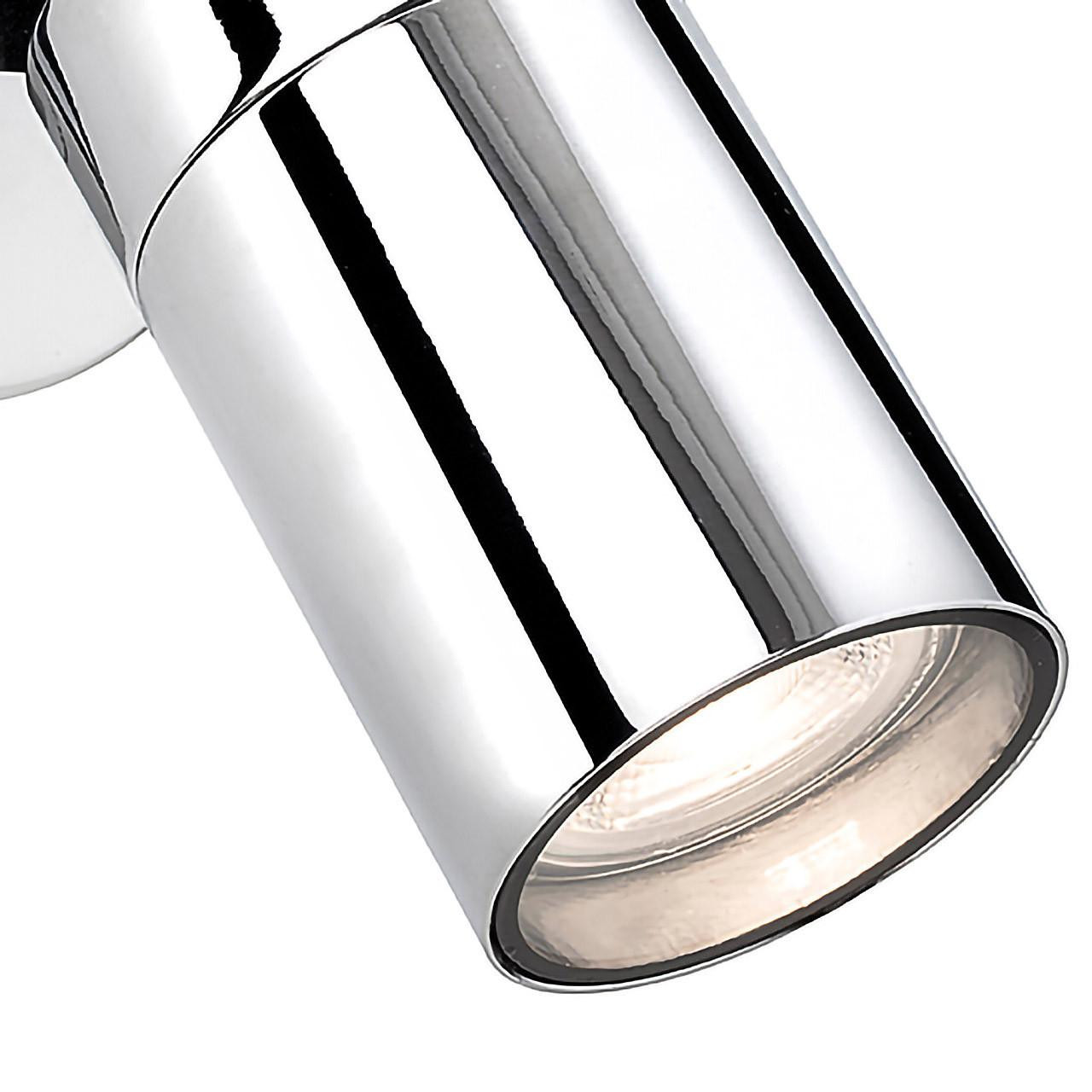 Firstlight Pinnacle Modern Style Wall Spotlight Chrome Lightbulbs Direct