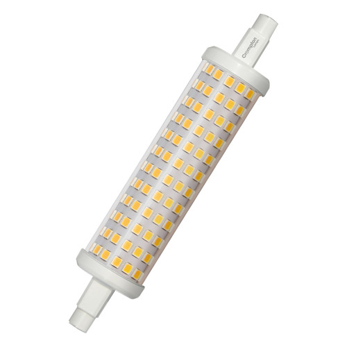 Crompton LED 118mm Linear Light Bulb R7s 9W Warm White 3000K Double-Ended Floodlight Linear Halogen Tubes