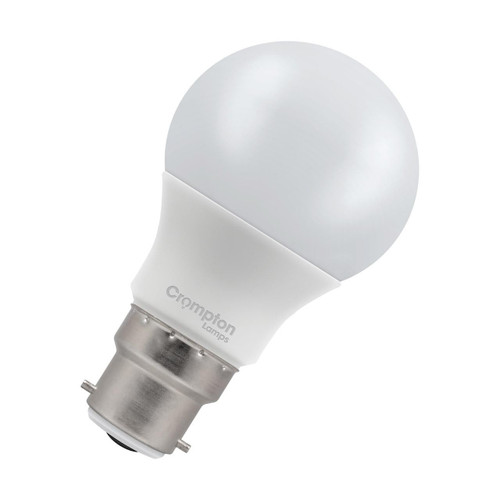 Crompton LED GLS Light Bulb B22 9.5W (75W Eqv) Dim Cool White 4000K Bayonet Thermal Plastic Opal