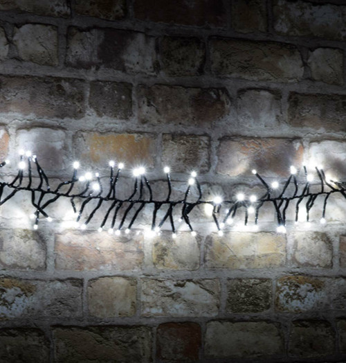 Lyyt 2.5m 240 Cool White LED Cluster Outdoor String Lights with Twinkle Effect Image 1 Lyyt 2.5m 240 Cool White LED Cluster Outdoor String Lights with Twinkle Effect Image 1