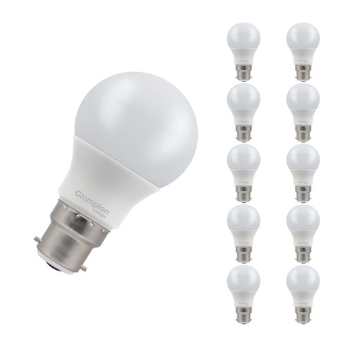 Crompton Lamps LED GLS 9.5W B22 (10 Pack) Cool White Opal (75W Eqv) Crompton Lamps LED GLS 9.5W B22 (10 Pack) Cool White Opal (75W Eqv)