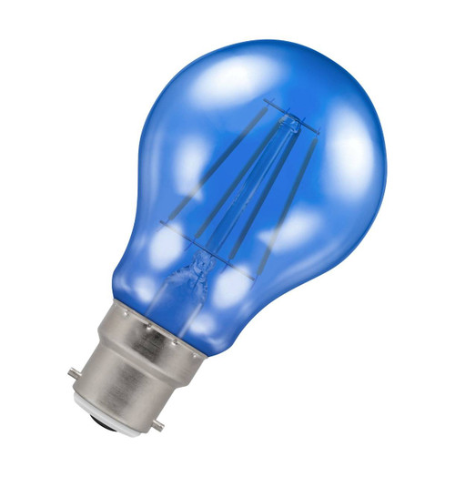 10 x Blue 15w BC 240v Outdoor Indoor Crompton GLS Colourglazed Lamps 