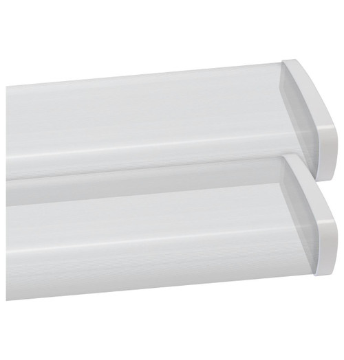 Phoebe LED 5ft Twin Diffuser Photius (LED T8 Ready) (Pack of 2) Image 1 Phoebe LED 5ft Twin Diffuser Photius (LED T8 Ready) (Pack of 2) Image 1