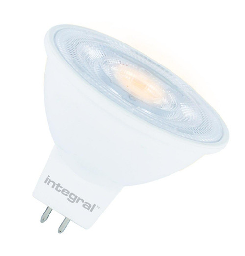 Integral LED MR16 Spotlight 4.6W GU5.3 12V Dimmable Warm White 36° Clear ILMR16DC037 Image 1 Integral LED MR16 Spotlight 4.6W GU5.3 12V Dimmable Warm White 36° Clear ILMR16DC037 Image 1
