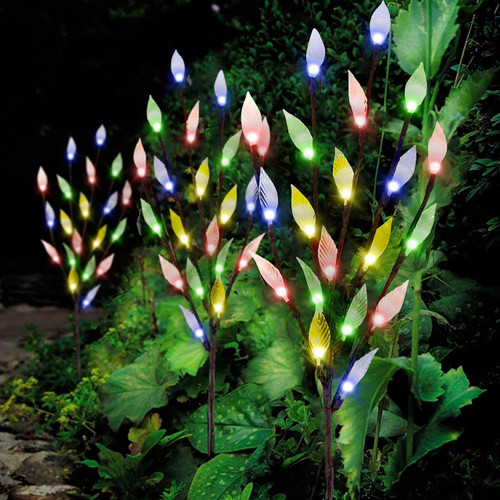 Solalite LED Solar Branch Lights Multi-coloured (3 Pack) Image 1 Solalite LED Solar Branch Lights Multi-coloured (3 Pack) Image 1