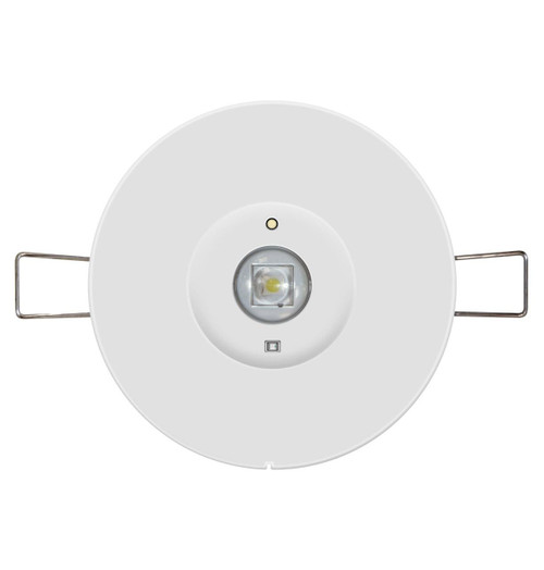 Phoebe LED Emergency Recessed Spot 1W Krios Round Lens Image 1 Phoebe LED Emergency Recessed Spot 1W Krios Round Lens Image 1