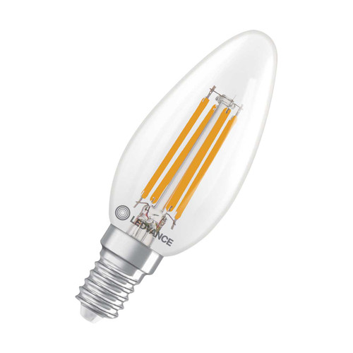Ledvance LED Candle 3.4W E14 Dimmable Performace Class Warm White Clear 1 Ledvance LED Candle 3.4W E14 Dimmable Performace Class Warm White Clear 1