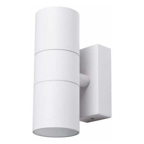 Zink LETO Outdoor Up and Down Wall Light Textured White 1