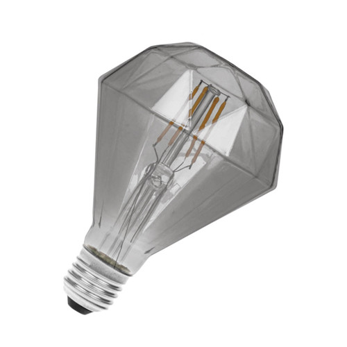 Prolite LED Diamond 4W E27 Dimmable Funky Filaments Extra Warm White Smoke Image 1 Prolite LED Diamond 4W E27 Dimmable Funky Filaments Extra Warm White Smoke Image 1