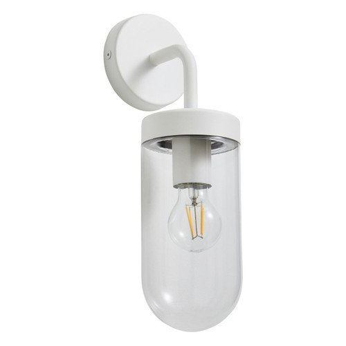 Zinc KEW Outdoor Wall Lantern Ivory Image 1