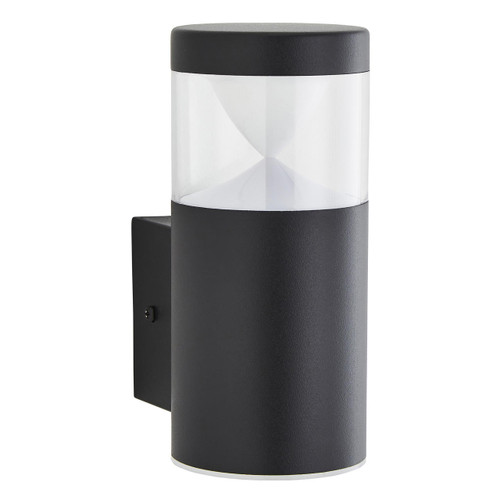 Zinc POLLUX 4W LED Outdoor Wall Light Black Image 1