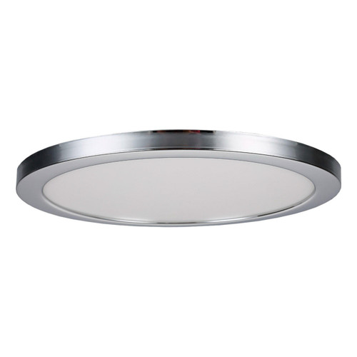 Spa Tauri 290mm Flush Ceiling Light Ring Chrome 1