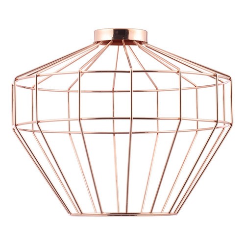 Inlight Castor Diamond Wire 263mm Easyfit Lamp Shade Antique Copper 1