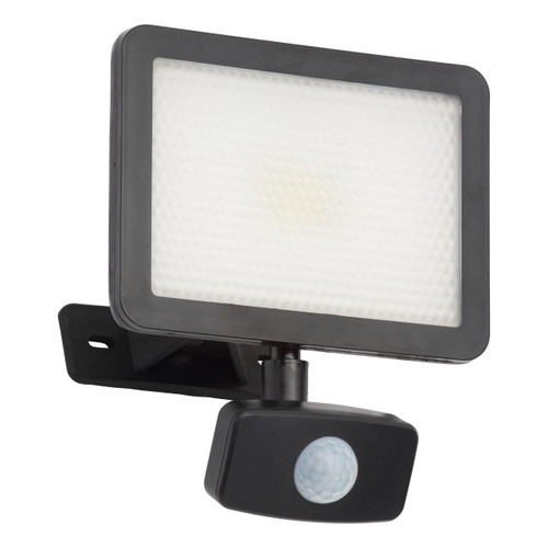 Coast FILEY LED PIR Slimline Floodlight 20W Daylight 120° Black 1