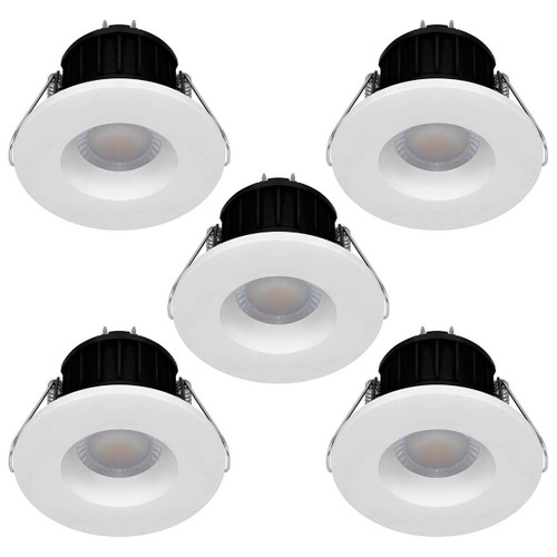 Phoebe LED Smart Wifi Downlight 8.5W Dim Firesafe Tuneable White 60° IP65 5 pack