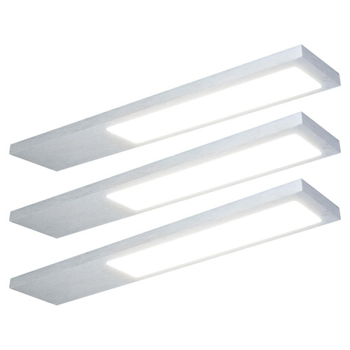 NxtGen Alabama Aluminium LED Under Cabinet Light 4W (3 Pack) Warm White 1