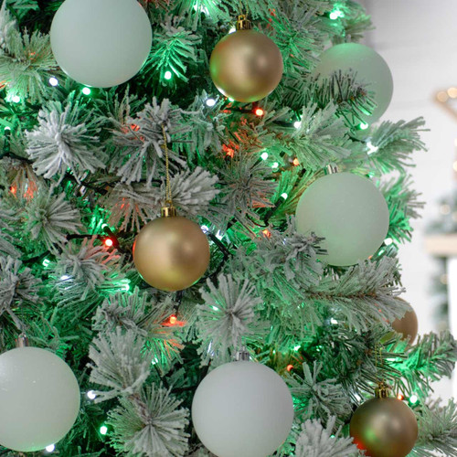 Festive Indoor & Outdoor 5ft Christmas Tree Glow-Worm Lights 500 Jolly Holly LEDs 1