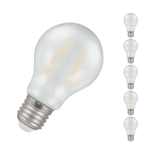 Crompton Lamps LED GLS 4.2W E27 Filament (5 Pack) Warm White Pearl (40W Eqv) 1