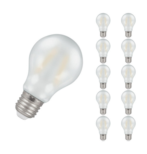 Crompton Lamps LED GLS 4.2W E27 Filament (10 Pack) Warm White Pearl (40W Eqv) 1