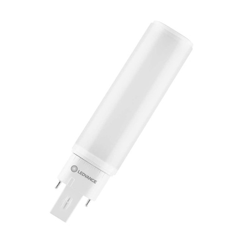 Ledvance LED DULUX® D/E18 PLC-E 7W 4-Pin Value Class HF & AC Mains Cool White Frosted 1