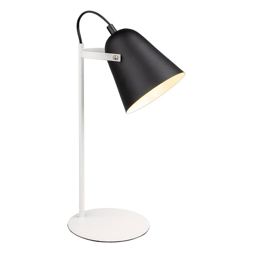Firstlight Bella Modern Style Desk Lamp with On/Off Switch Black Image 1