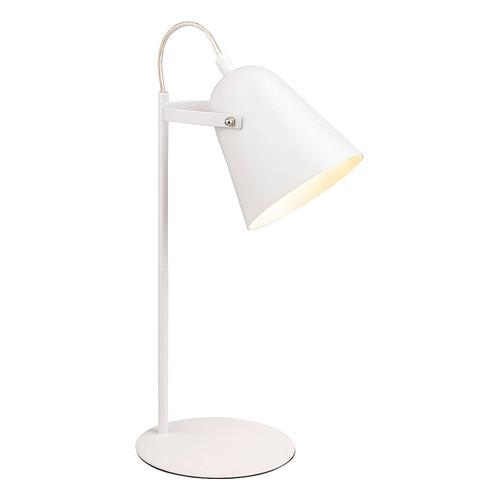 Firstlight Bella Modern Style Desk Lamp with On/Off Switch White Image 1