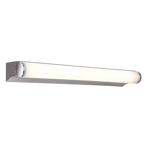 Firstlight Polaris Modern Style LED 455mm Light Bar 9W Cool White in Chrome and Opal Image 1