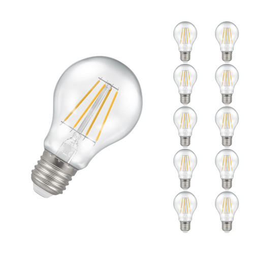Crompton Lamps LED GLS 10.5W E27 Filament (10 Pack) Cool White Clear (100W Eqv) Crompton Lamps LED GLS 10.5W E27 Filament (10 Pack) Cool White Clear (100W Eqv)