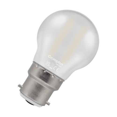 Crompton Lamps LED Golfball 2.2W B22 Dimmable Filament Warm White Pearl (25W Eqv) Crompton Lamps LED Golfball 2.2W B22 Dimmable Filament Warm White Pearl (25W Eqv)