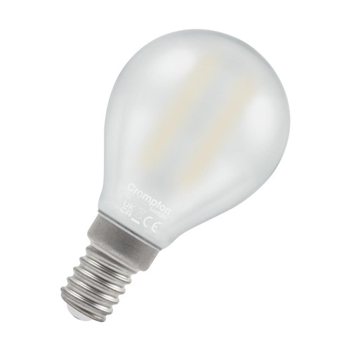 Crompton Lamps LED Golfball 2.2W E14 Filament Warm White Pearl (25W Eqv) Crompton Lamps LED Golfball 2.2W E14 Filament Warm White Pearl (25W Eqv)