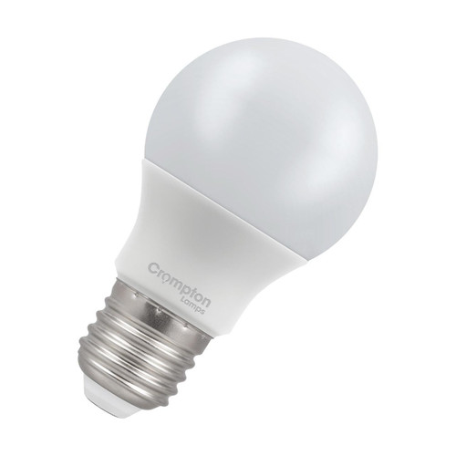 Crompton Lamps LED GLS 4W E27 Dimmable Cool White Opal (40W Eqv)