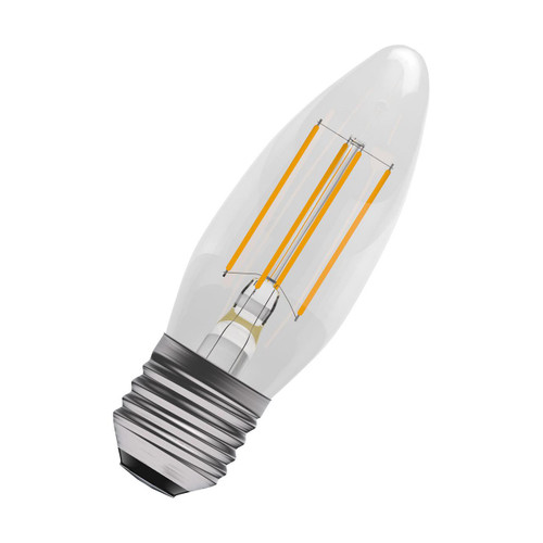 Bell LED Candle 4W E27 Warm White Clear (40W Eqv)