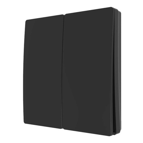 Culina 2 Gang Kinetic Push Switch Black 1