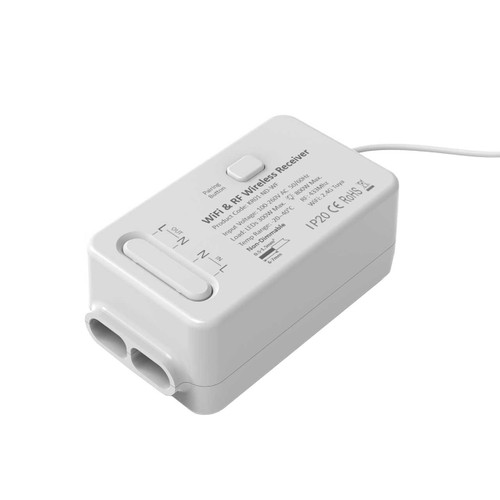 Culina 1 Channel Smart RF & Wifi Kinetic Switch White 1