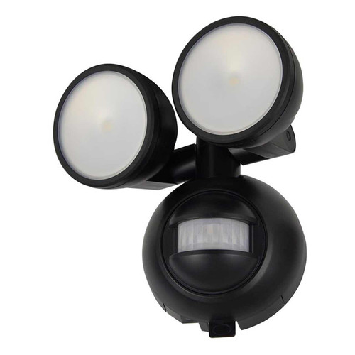 Zink Felis Twin Spot Battery-Powered Security Spotlight with PIR Sensor Black 1