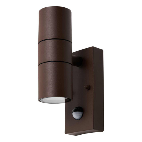 Coast Arbo Outdoor Up and Down Wall Light with PIR Rust 1 Coast Arbo Outdoor Up and Down Wall Light with PIR Rust 1