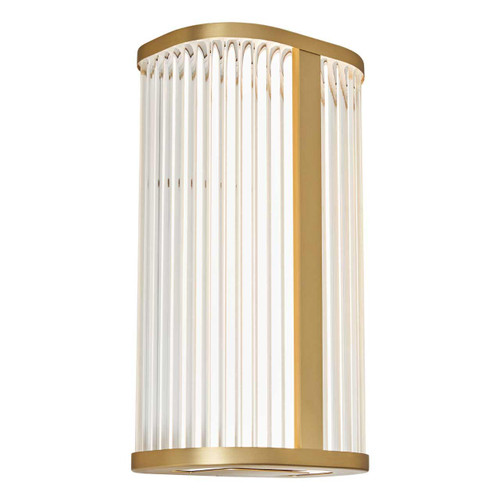 Spa Nayru 8W LED Shield Wall Light Brushed Copper 3